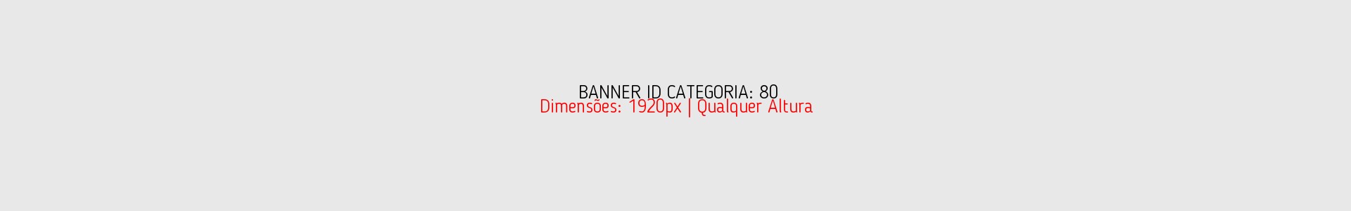 BANNER ID CATEGORIA: 80